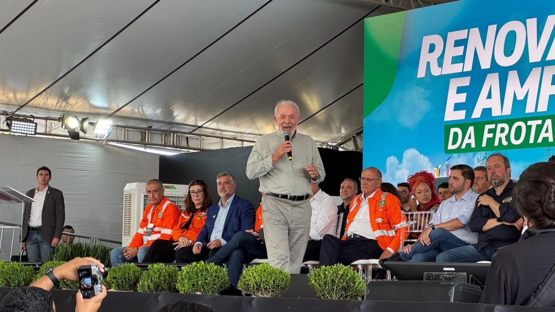 Retomada da indústria naval brasileira em Rio Grande com presença do Presidente Lula